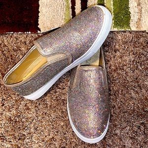 Sparkling tennis shoes!